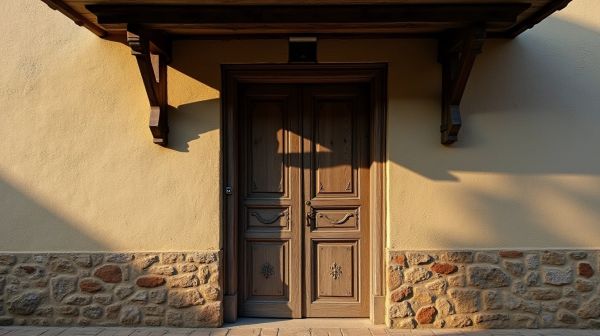 Renforcez l'isolation thermique d'une vieille porte d'entrée en bois